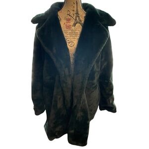 Ashley By 26 International Dark Green Teddy Jacket
